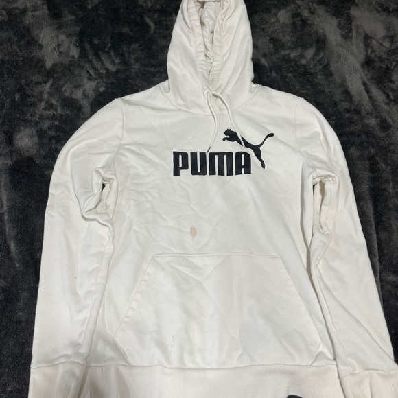 PUMA White Hoodie - Picture 1 of 6